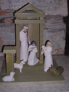 Building a Willow Tree Creche