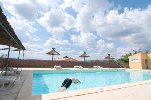 Swimming in a French Campground