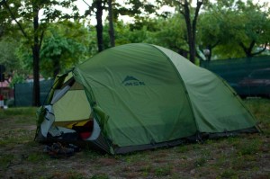 Tent at Camping River