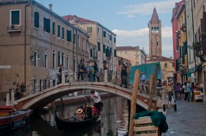 Bustling Venice
