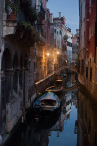 Dark Canal in Venice